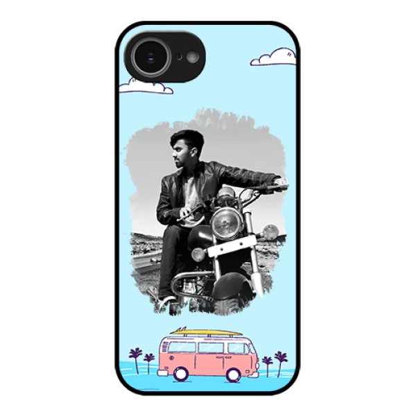 iPhone 16e Custom Glass Phone Case - Travel & Adventure Design iPhone 16e Custom Glass Phone Case - Travel & Adventure Design