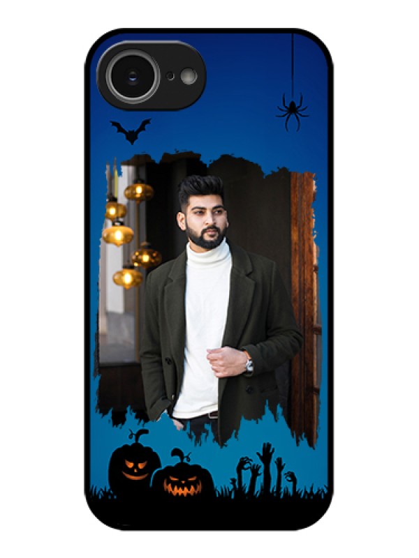 Custom iPhone 16e Custom Glass Phone Case - With Pro Halloween Design