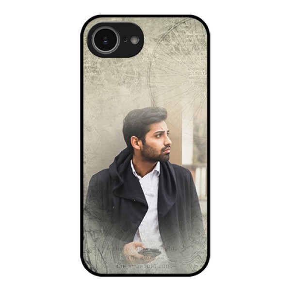 iPhone 16e Custom Glass Phone Case - With Vintage Design