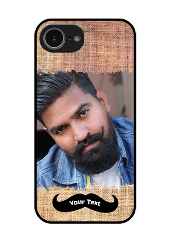 iPhone 16e Custom Glass Phone Case - With Texture Design
