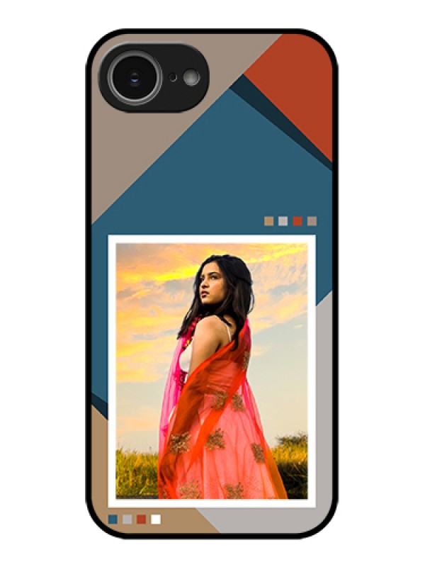 Custom iPhone 16e Custom Glass Phone Case - Retro Color Pallet Design