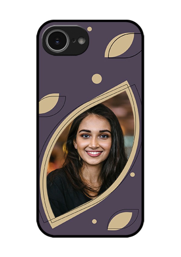 iPhone 16e Custom Glass Phone Case - Falling Leaf Design
