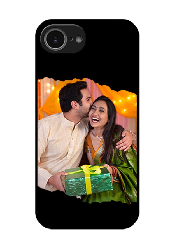 iPhone 16e Custom Glass Phone Case - Tear - Off Design