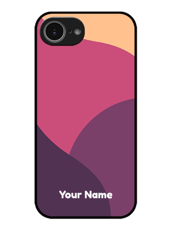 Custom iPhone 16e Custom Glass Phone Case - Mixed Multi - Colour Abstract Art Design