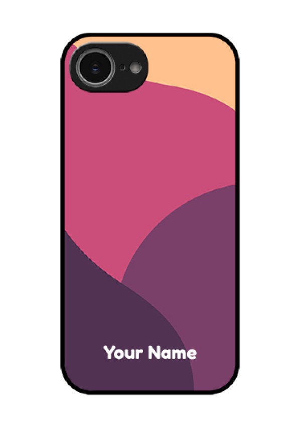 iPhone 16e Custom Glass Phone Case - Mixed Multi - Colour Abstract Art Design
