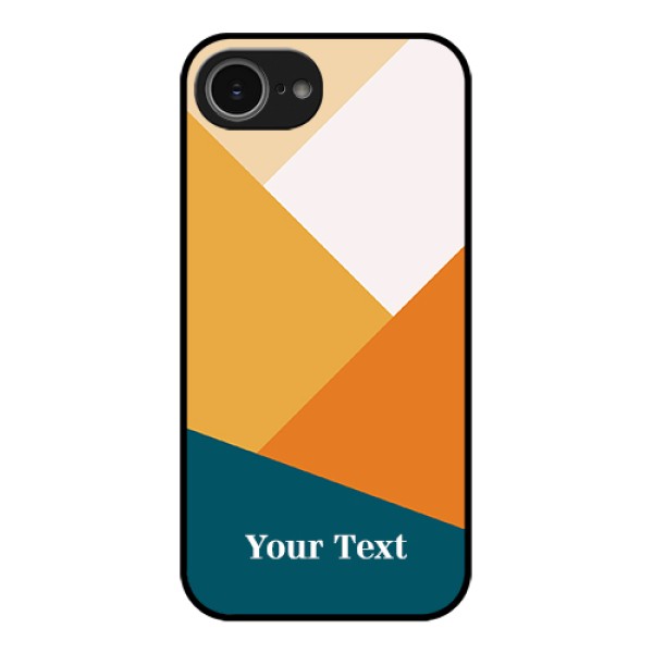 iPhone 16e Custom Glass Phone Case - Stacked Multi - Colour Design iPhone 16e Custom Glass Phone Case - Stacked Multi - Colour Design