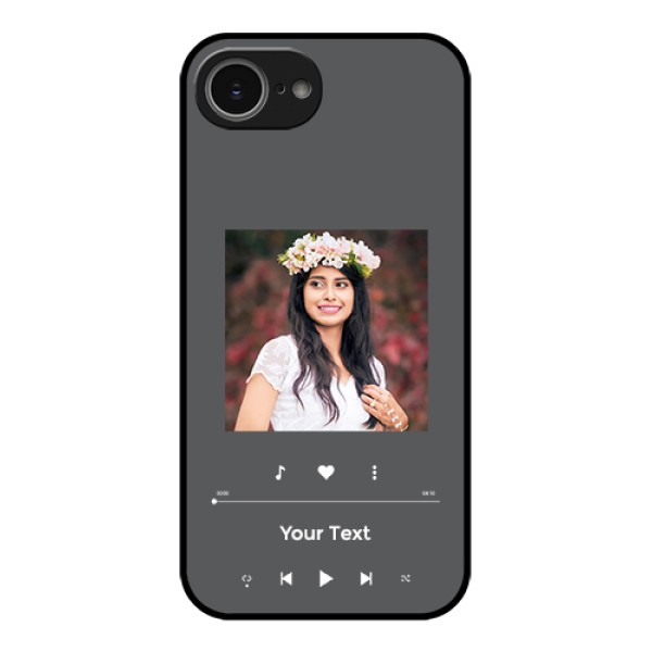 iPhone 16e Custom Glass Phone Case - Play The Music Design
