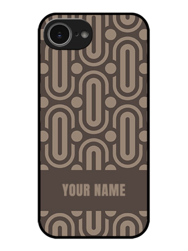 Custom iPhone 16e Custom Glass Phone Case - Captivating Zero Pattern Design
