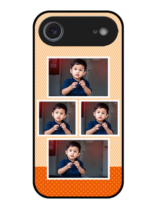 Custom Apple iPhone 17 Air Custom Glass Phone Case - Bulk Photos Upload Design