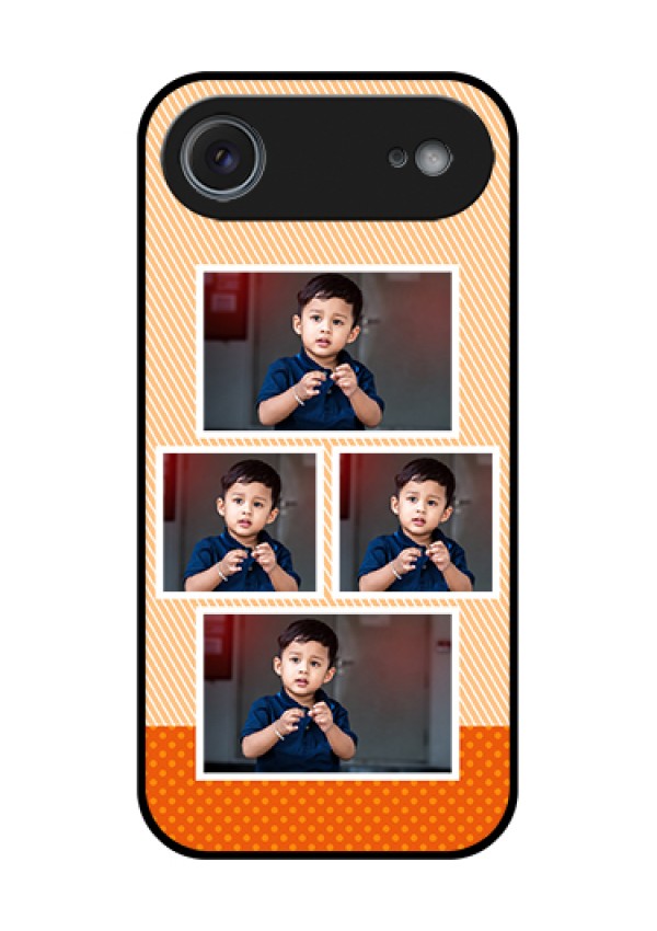 Apple iPhone 17 Air Custom Glass Phone Case - Bulk Photos Upload Design