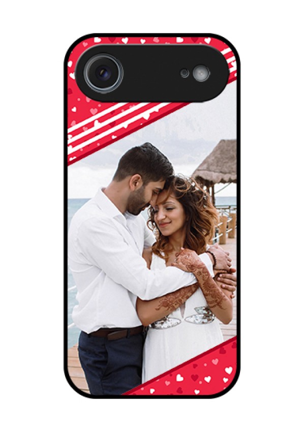 Apple iPhone 17 Air Custom Glass Phone Case - Valentines Gift Design
