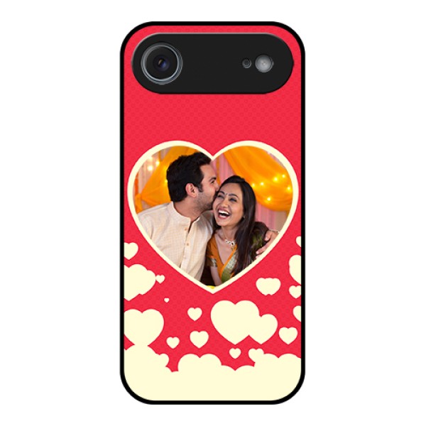 Apple iPhone 17 Air Custom Glass Phone Case - Love Symbols Phone Cover Design