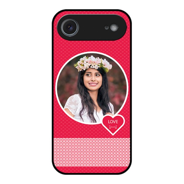 Apple iPhone 17 Air Custom Glass Phone Case - Pink Color Pattern Design Apple iPhone 17 Air Custom Glass Phone Case - Pink Color Pattern Design