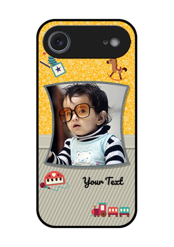 Apple iPhone 17 Air Custom Glass Phone Case - Baby Picture Upload Design