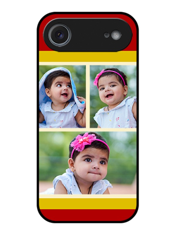 Custom Apple iPhone 17 Air Custom Glass Phone Case - Multiple Pic Upload Design