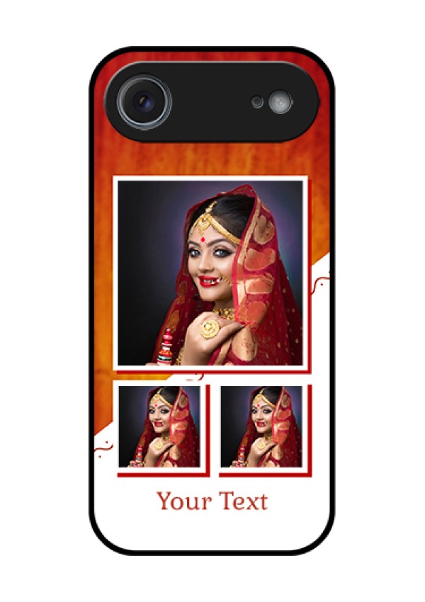 Apple iPhone 17 Air Custom Glass Phone Case - Wedding Memories Design