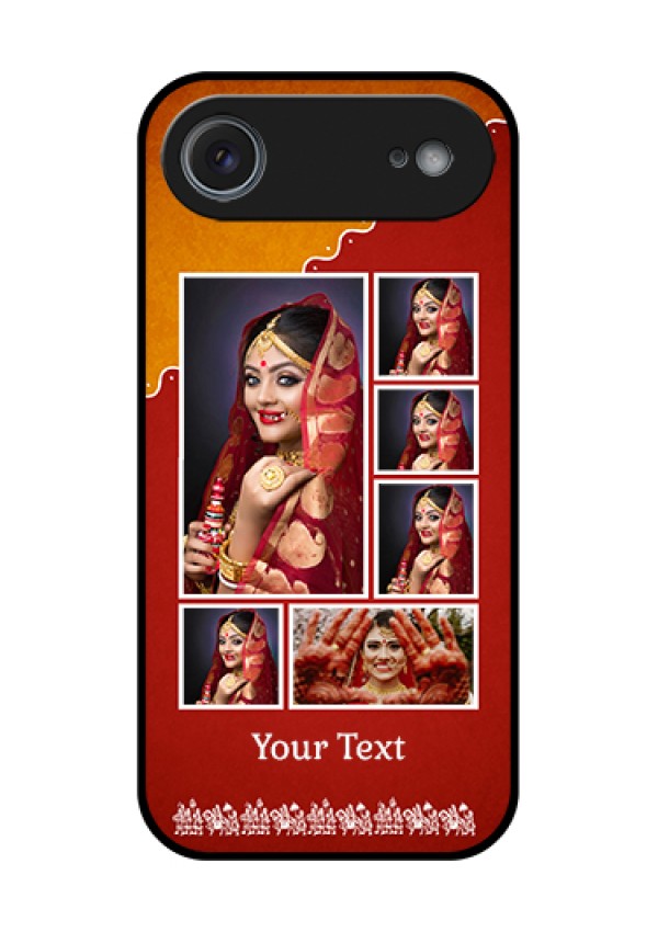 Apple iPhone 17 Air Custom Glass Phone Case - Wedding Pic Upload Design