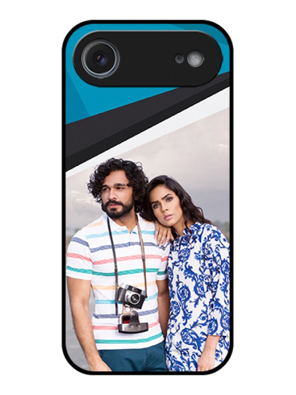 Custom Apple iPhone 17 Air Custom Glass Phone Case - Simple Pattern Photo Upload Design