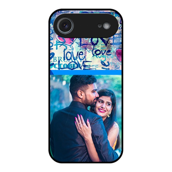 Apple iPhone 17 Air Custom Glass Phone Case - Colorful Love Design Apple iPhone 17 Air Custom Glass Phone Case - Colorful Love Design