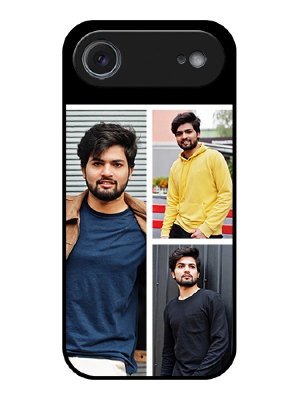 Custom Apple iPhone 17 Air Custom Glass Phone Case - Upload Multiple Picture Design