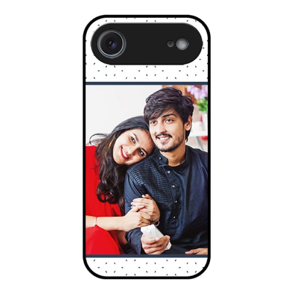 Apple iPhone 17 Air Custom Glass Phone Case - Premium Dot Design