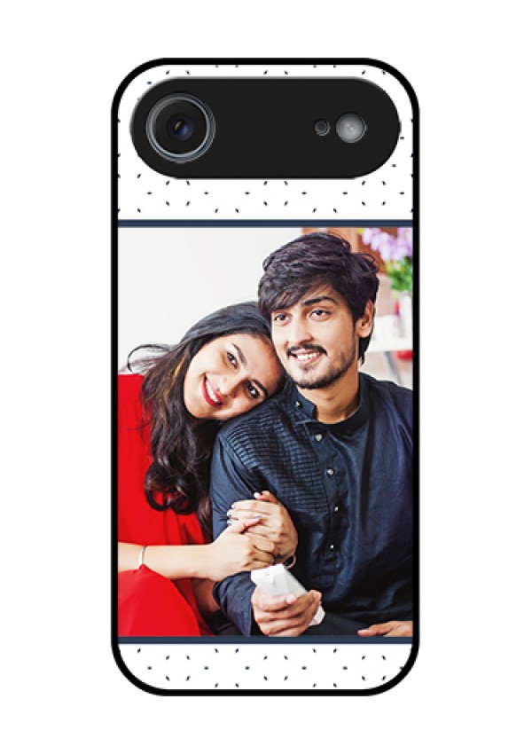 Apple iPhone 17 Air Custom Glass Phone Case - Premium Dot Design