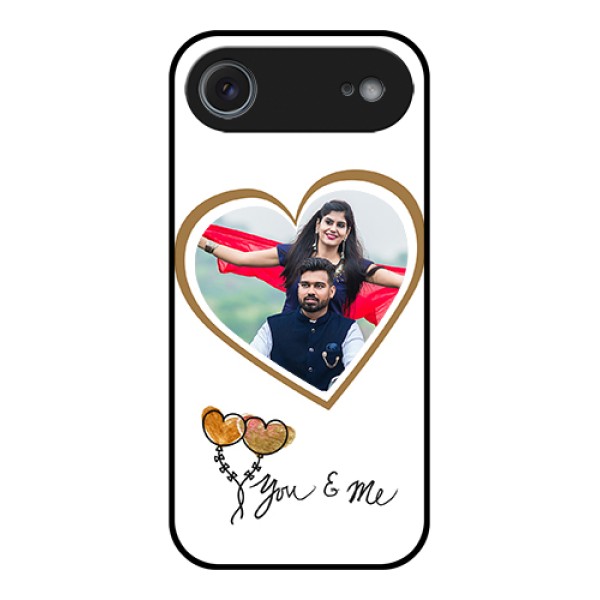 Apple iPhone 17 Air Custom Glass Phone Case - You & Me Design