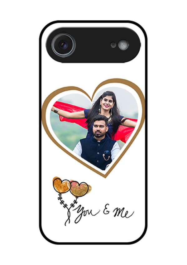 Apple iPhone 17 Air Custom Glass Phone Case - You & Me Design