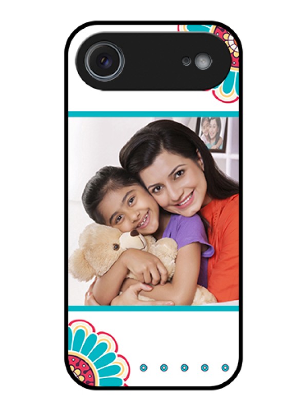 Custom Apple iPhone 17 Air Custom Glass Phone Case - Flower Design