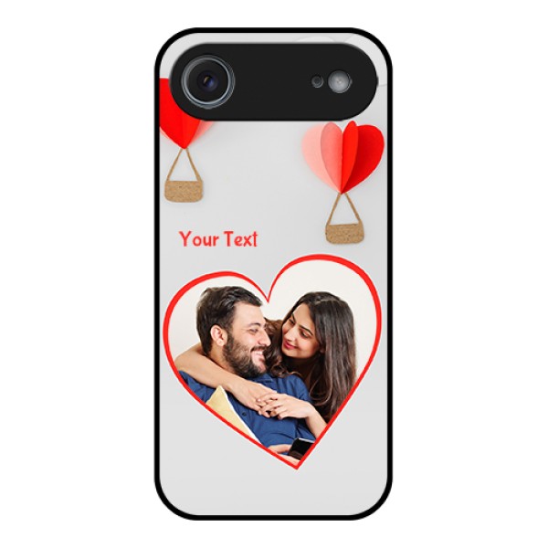 Apple iPhone 17 Air Custom Glass Phone Case - Parachute Love Design