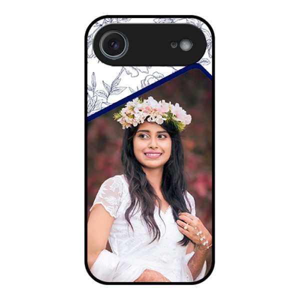Apple iPhone 17 Air Custom Glass Phone Case - Classy Floral Design Apple iPhone 17 Air Custom Glass Phone Case - Classy Floral Design