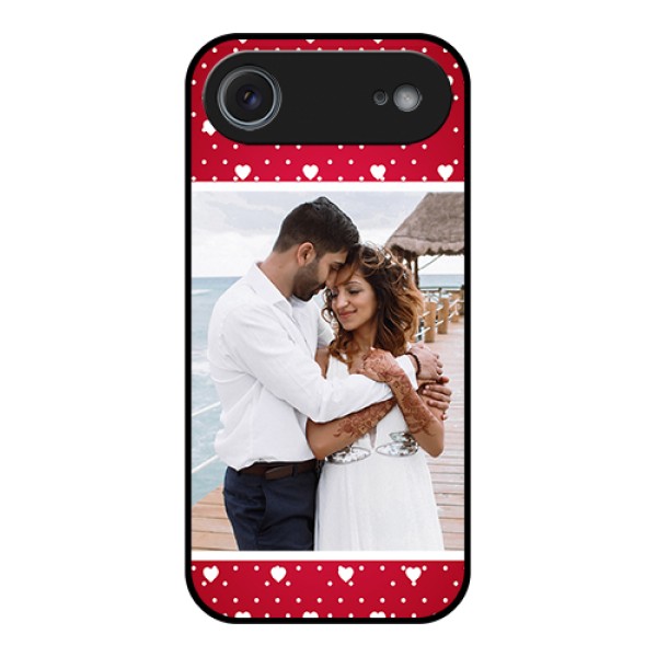 Apple iPhone 17 Air Custom Glass Phone Case - Hearts Mobile Case Design Apple iPhone 17 Air Custom Glass Phone Case - Hearts Mobile Case Design
