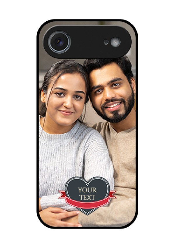 Apple iPhone 17 Air Custom Glass Phone Case - Just Married Couple Design