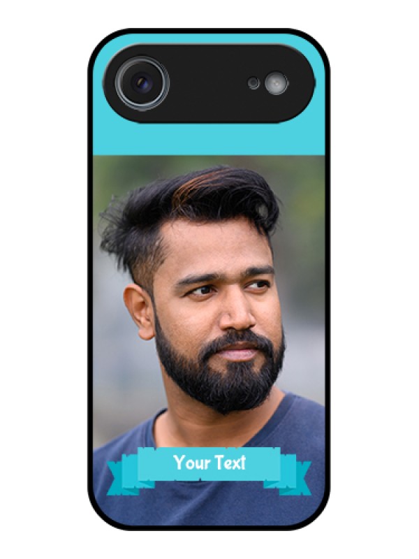 Custom Apple iPhone 17 Air Custom Glass Phone Case - Blue Color Design