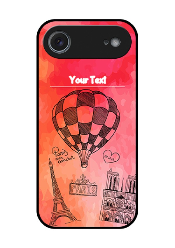 Apple iPhone 17 Air Custom Glass Phone Case - Paris Theme Design