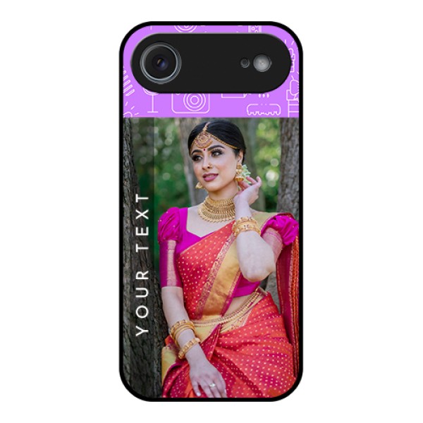 Apple iPhone 17 Air Custom Glass Phone Case - Birthday Icons Design Apple iPhone 17 Air Custom Glass Phone Case - Birthday Icons Design