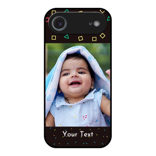 Apple iPhone 17 Air Custom Glass Phone Case - With Confetti Birthday Design