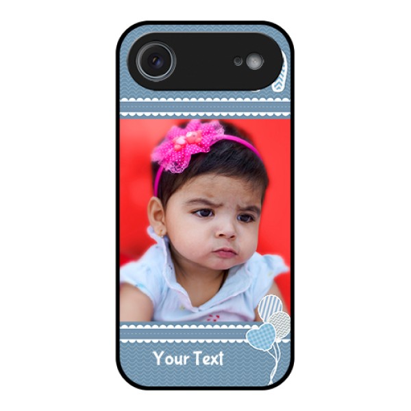 Apple iPhone 17 Air Custom Glass Phone Case - With Kids Pattern Design