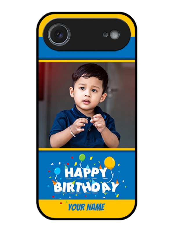 Custom Apple iPhone 17 Air Custom Glass Phone Case - Birthday Wishes Design