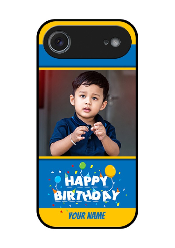 Apple iPhone 17 Air Custom Glass Phone Case - Birthday Wishes Design