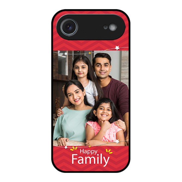 Apple iPhone 17 Air Custom Glass Phone Case - Happy Family Design Apple iPhone 17 Air Custom Glass Phone Case - Happy Family Design