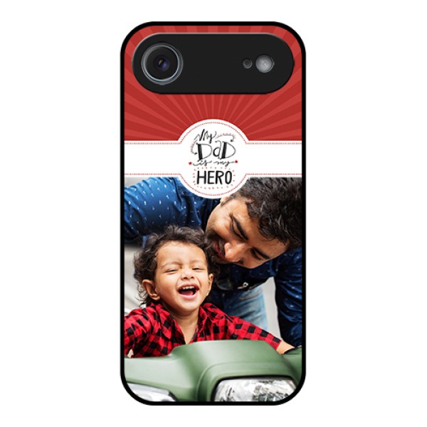 Apple iPhone 17 Air Custom Glass Phone Case - My Dad Hero Design