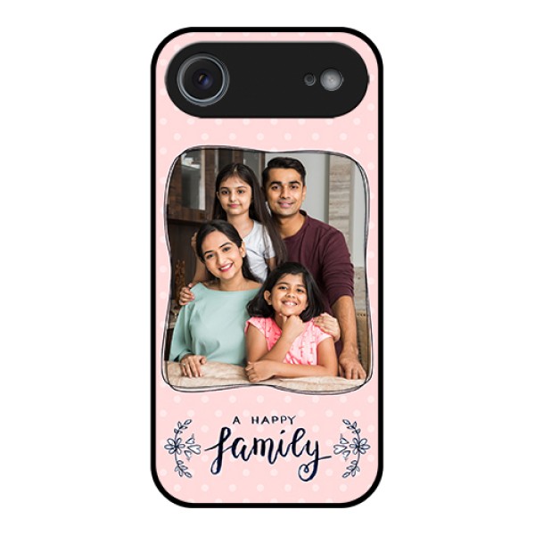 Apple iPhone 17 Air Custom Glass Phone Case - Family With Dots Design
