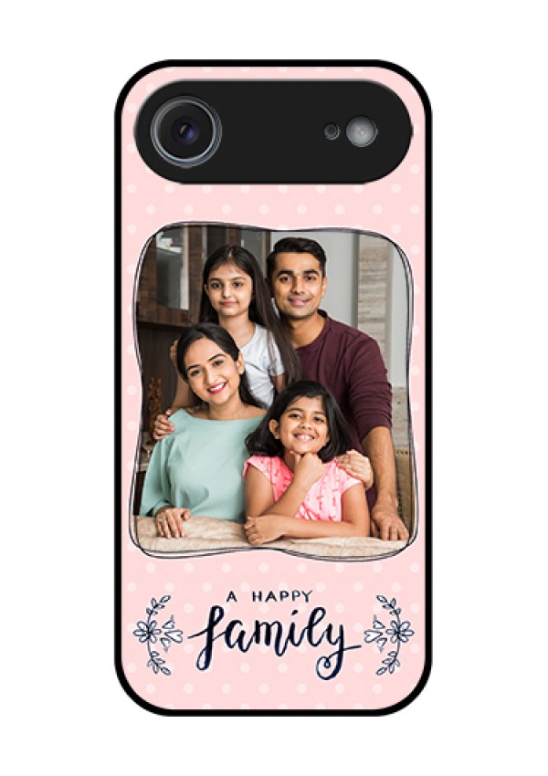 Apple iPhone 17 Air Custom Glass Phone Case - Family With Dots Design
