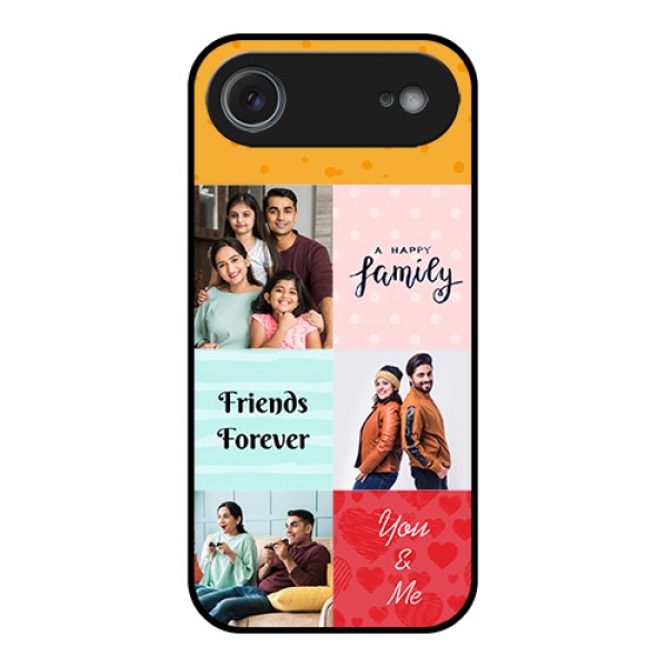 Apple iPhone 17 Air Custom Glass Phone Case - Images With Quotes Design Apple iPhone 17 Air Custom Glass Phone Case - Images With Quotes Design