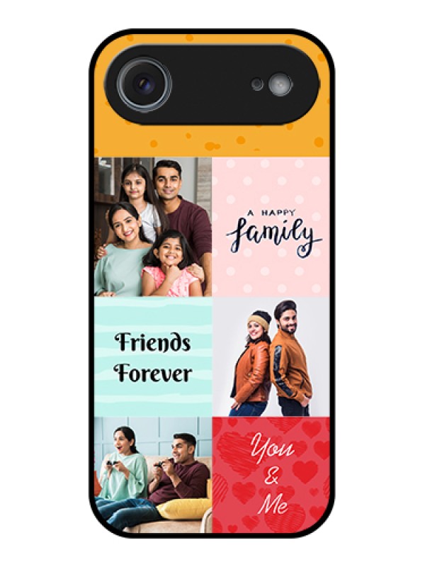 Custom Apple iPhone 17 Air Custom Glass Phone Case - Images With Quotes Design