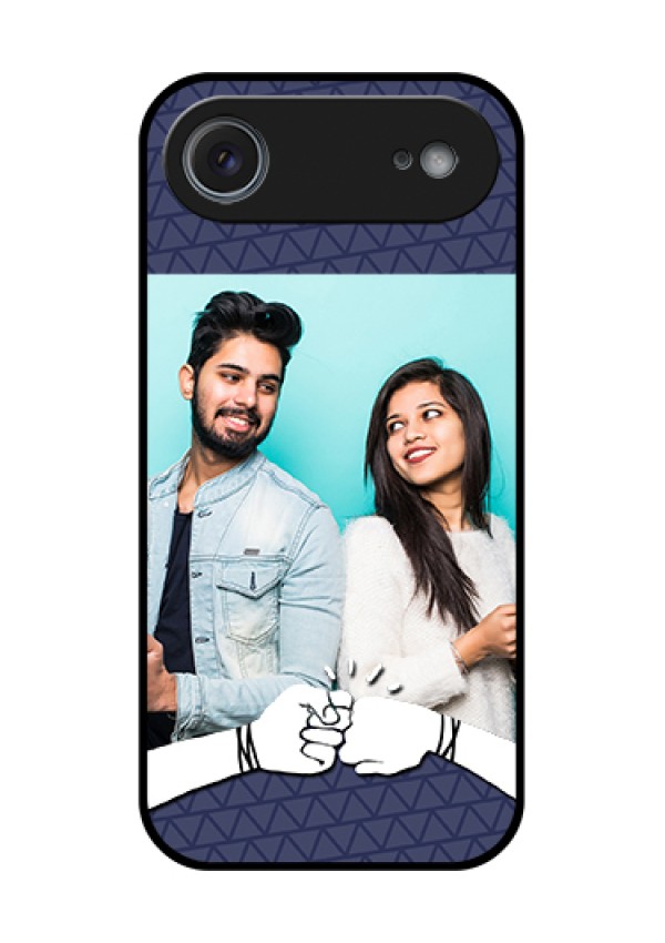 Apple iPhone 17 Air Custom Glass Phone Case - With Best Friends Design
