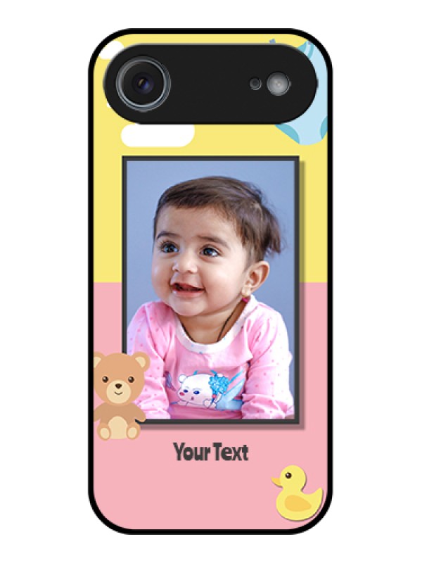 Custom Apple iPhone 17 Air Custom Glass Phone Case - Kids 2 Color Design