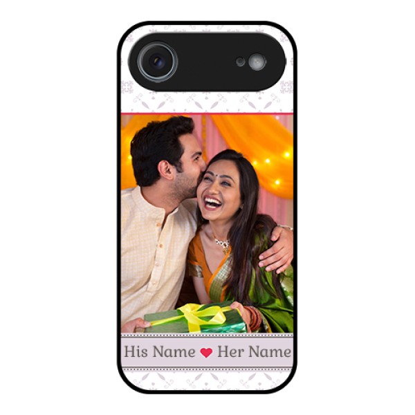 Apple iPhone 17 Air Custom Glass Phone Case - With Photo And Ethnic Design Apple iPhone 17 Air Custom Glass Phone Case - With Photo And Ethnic Design
