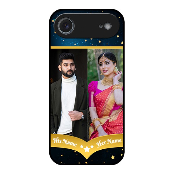 Apple iPhone 17 Air Custom Glass Phone Case - Galaxy Stars Backdrop Design